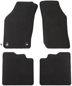 Complete set of BLACK  textile interior mats saab 900 classic Convertible SAAB Accessories