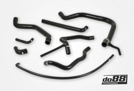 Kit Durites de Refroidissement et chauffage en silicone pour saab 900 turbo 16 soupapes (NOIR) pieces Moteur saab