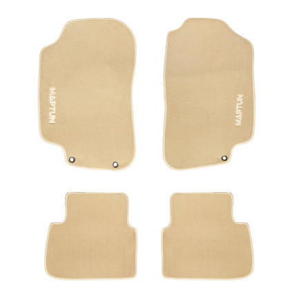 Complete set of beige MapTun textile mats for saab 9.3 1998-2003 (except convertible) saab gifts: books, saab models and merchandise