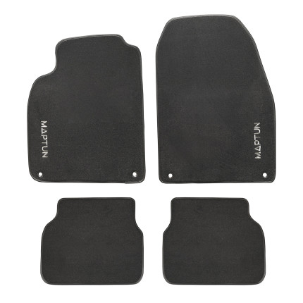 Juego de alfombras textil gris MapTun para saab 9.3 2008-2012 (excepto convertible) Novedades