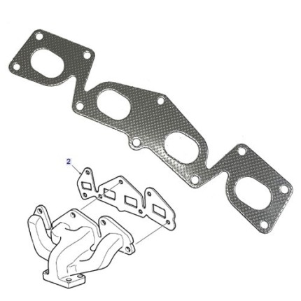 Joint collecteur d'echappement pour saab 4 cylindres 900 NG - 9000 - 9.3 - 9.5 Joints